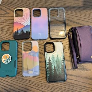 iPhone 15 Pro phon cases - set of 7